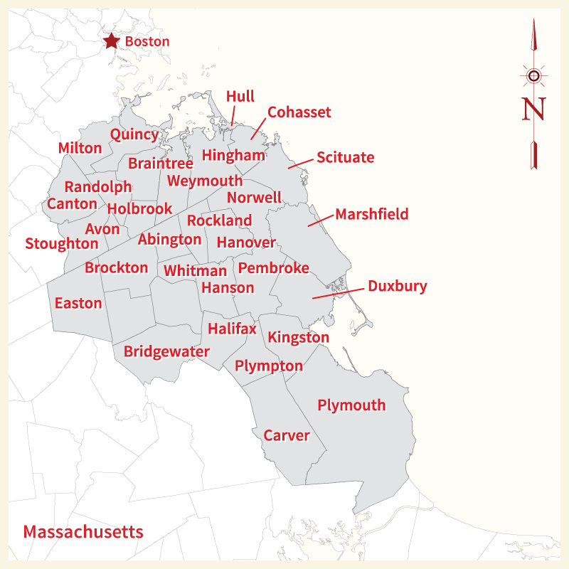 Albert Culver Service Area Map